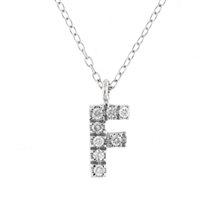 Collana Bolzoni in Oro bianco Diamante 0.06 Ct C0540-F - C0540-F